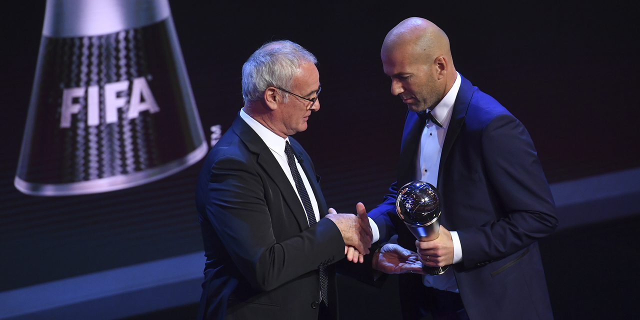 Et Zinedine Zidane sacré meilleur entraîneur 2017!