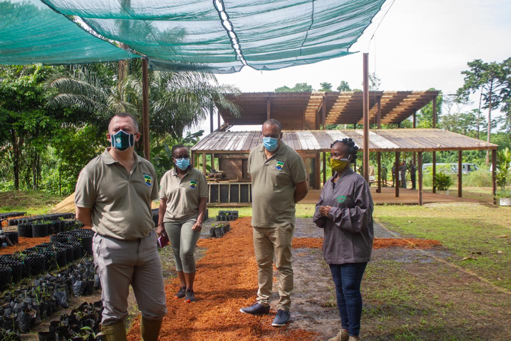 Journée mondiale de l’environnement : le ministre Lee White, à la pépinière de l’Arboretum Raponda Walker