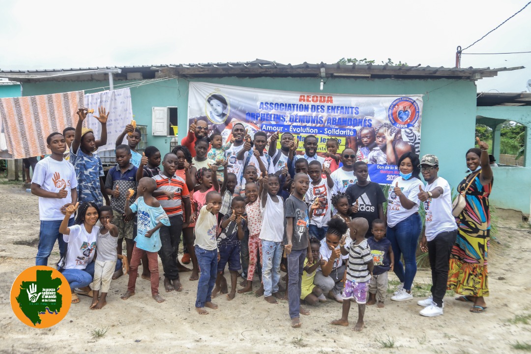 Les Jeunes solidaires d’Akanda et du Gabon à l’orphelinat d’AEODA