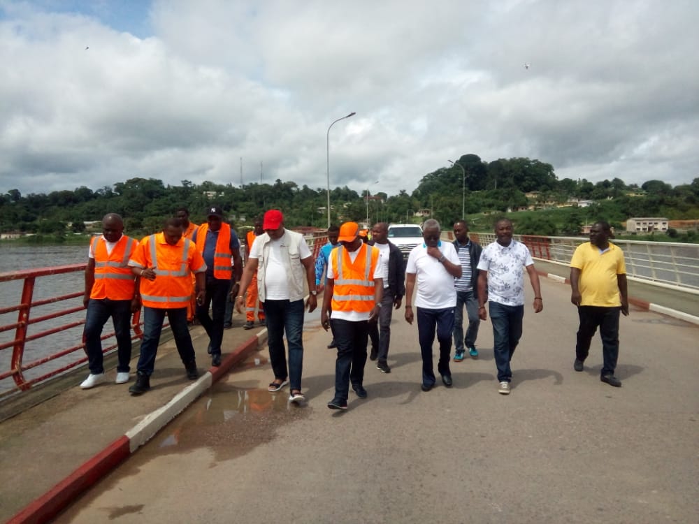 Léon Armel BOUNDA BALONZI rassure sur la fiabilité structurelle des ponts d’ISAAC et d’ADOUMA !