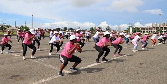 Sétrag: une séance de Fitness pour clôturer Octobre Rose