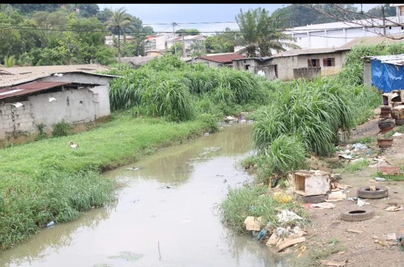 Le Général Flavien NZENGUI NZOUNDOU sur les sites du projet du Bassin versant de Terre Nouvelle et de relogement des populations à Bikélé-Nzong