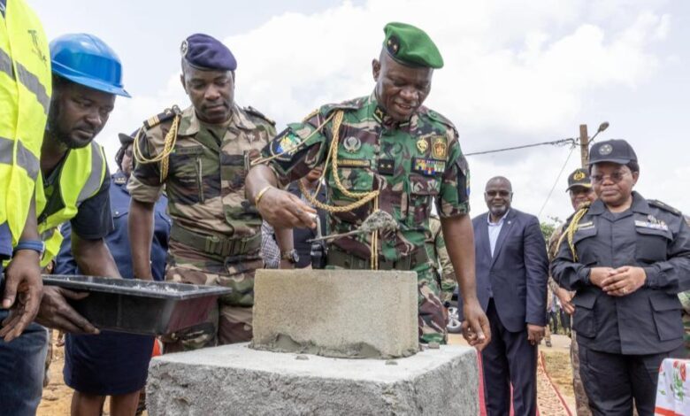 Une première caserne de pompiers à Makokou: le Président de la République a procédé au lancement des travaux