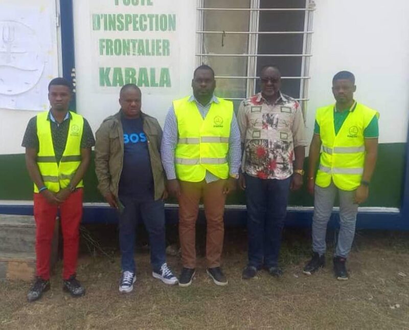 Le Directeur Général de l’AGASA visite le poste d’inspection de kabala