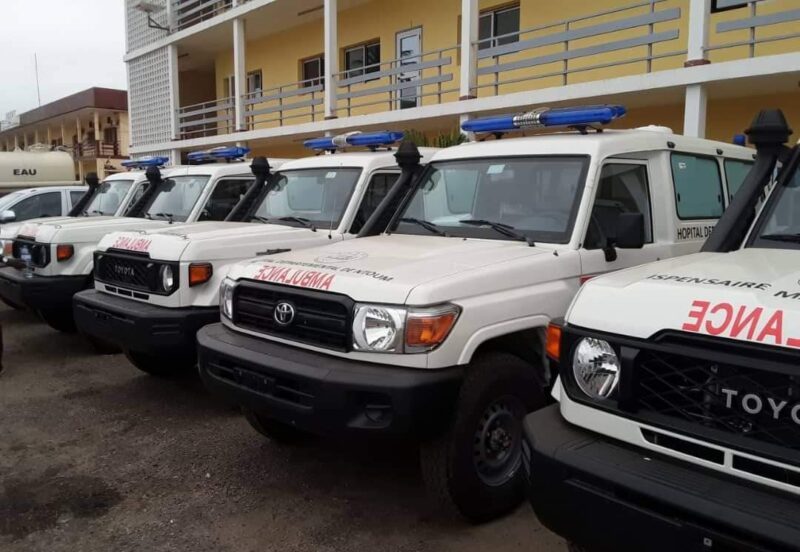 Dotation de nouvelles ambulances pour la région sanitaire Libreville-Ouest