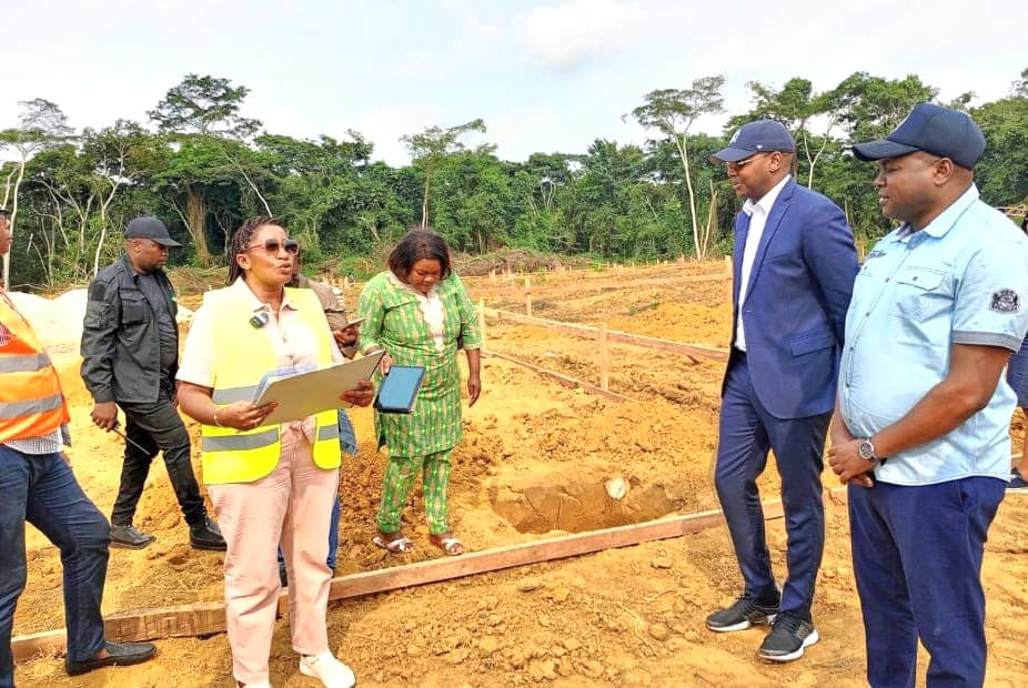 Makokou : Le Secrétaire Général Adjoint Loue l’avancement des Grands Projets d’Infrastructure