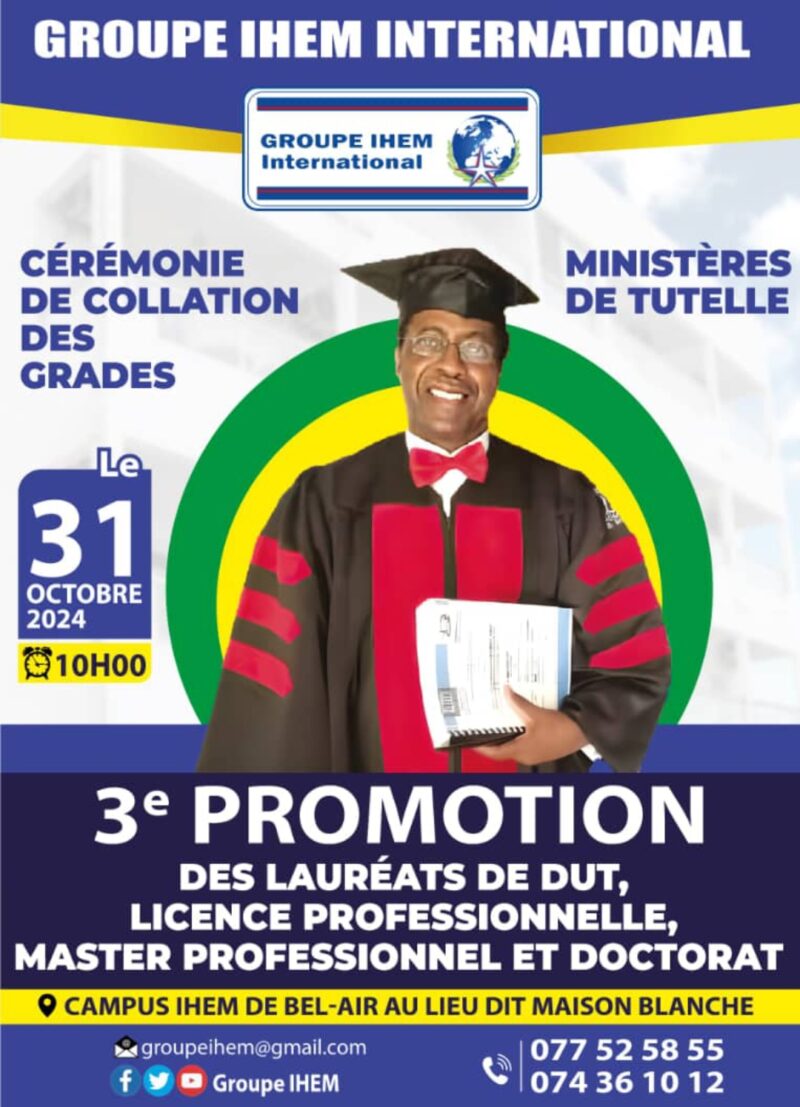 Grande Cérémonie de Remise des Diplômes à l’IHEM Gabon : Les préparatifs en pleine ébullition