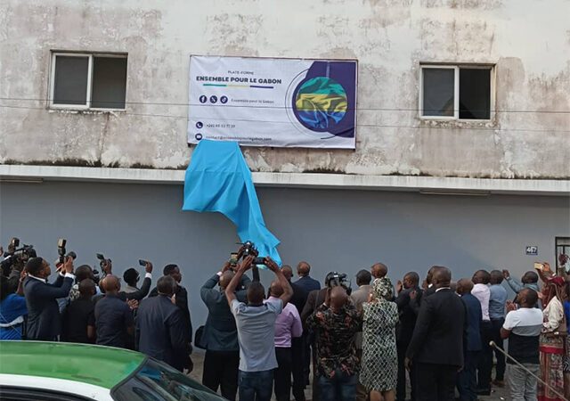 Alain Claude Bilie By Nze inaugure le siège de la plateforme « Ensemble pour le Gabon » et appelle au respect des engagements démocratiques